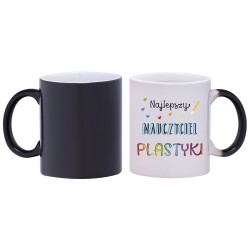 kubek magiczny najlepszy nauczyciel plastyki prezent w465