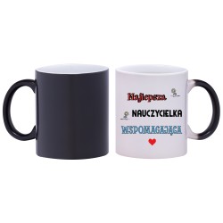 kubek magiczny najlepsza nauczycielka wspomagająca prezent w628