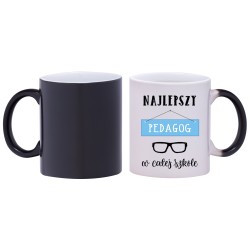 kubek magiczny najlepszy pedagog w całej szkole prezent w463