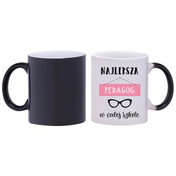 kubek magiczny najlepsza pedagog w całej szkole prezent w464