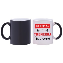 kubek magiczny najlepsza trenerka w szkole prezent w583