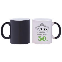 kubek magiczny na urodziny, życie zaczyna się po 30 tce prezent w158