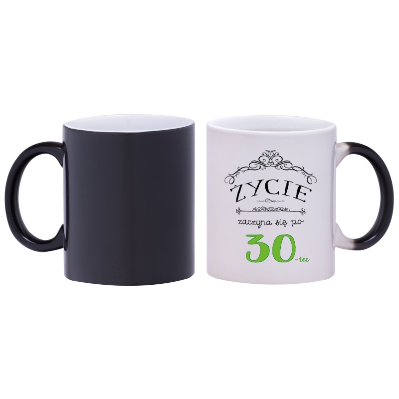 kubek magiczny na urodziny, życie zaczyna się po 30 tce prezent w158 kubek magiczny na urodziny, życie zaczyna się po 30 tce prezent w158
