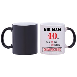 kubek magiczny na 20 30 40 50 60 70 80 urodziny prezent w167