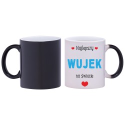 kubek magiczny najlepszy wujek na świecie dla rodziny prezent w420