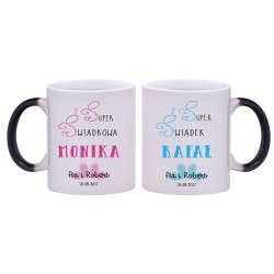 2x KUBEK MAGICZNY DLA ŚWIADKA PODZIĘKOWANIA ŚLUB ŚLUBNY W223224