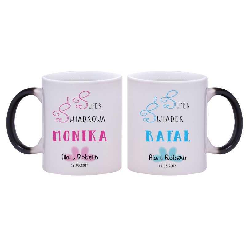 2x KUBEK MAGICZNY DLA ŚWIADKA PODZIĘKOWANIA ŚLUB ŚLUBNY W223224