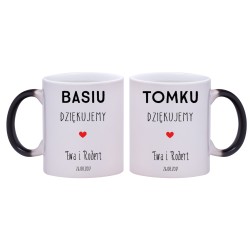 2x KUBEK MAGICZNY DLA ŚWIADKA PODZIĘKOWANIA ŚLUB ŚLUBNY W227228