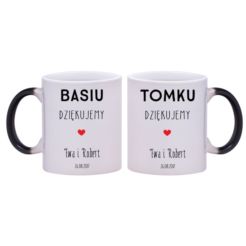 2x KUBEK MAGICZNY DLA ŚWIADKA PODZIĘKOWANIA ŚLUB ŚLUBNY W227228