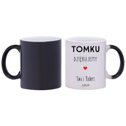 2x KUBEK MAGICZNY DLA ŚWIADKA PODZIĘKOWANIA ŚLUB ŚLUBNY W227228