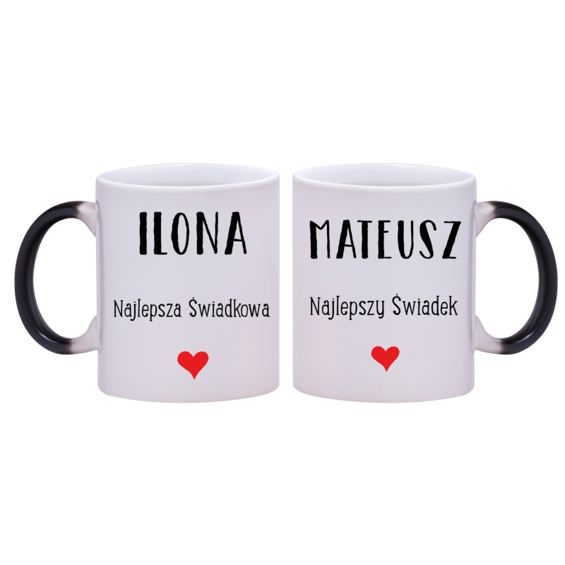 2x KUBEK MAGICZNY DLA ŚWIADKA PODZIĘKOWANIA ŚLUB ŚLUBNY W229230