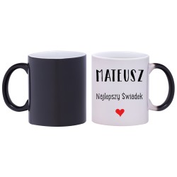 2x KUBEK MAGICZNY DLA ŚWIADKA PODZIĘKOWANIA ŚLUB ŚLUBNY W229230