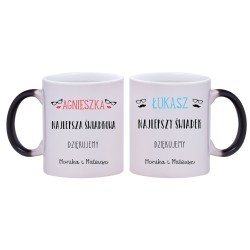 2x KUBEK MAGICZNY DLA ŚWIADKA PODZIĘKOWANIA ŚLUB ŚLUBNY W231232
