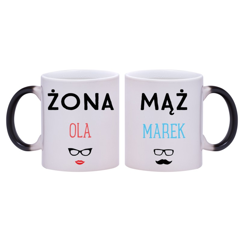 2x KUBEK MAGICZNY DLA PARY MĄŻ ŻONA ŚLUB ŚLUBNY W235236 2x KUBEK MAGICZNY DLA PARY MĄŻ ŻONA ŚLUB ŚLUBNY W235236
