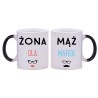 2x KUBEK MAGICZNY DLA PARY MĄŻ ŻONA ŚLUB ŚLUBNY W235236